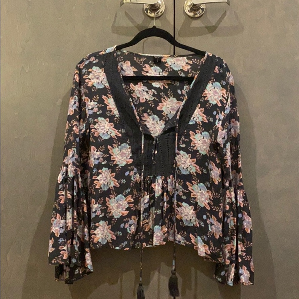 floral blouse